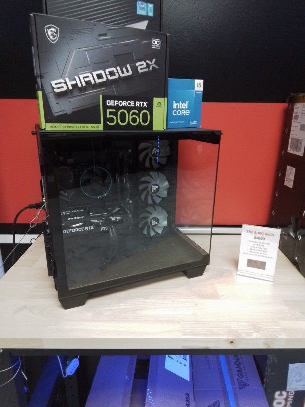 The All-New RTX 5060 PC **Financing Options Available**