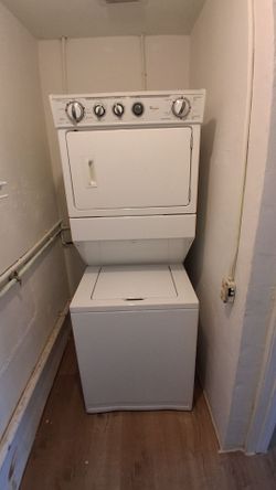 Stackable 27" Washer and Dryer Work Perfect