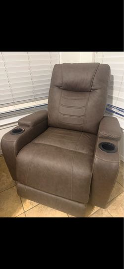 Leather recliner $150