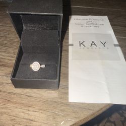 Mult-stone diamond engagement ring