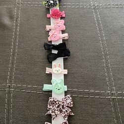 Babygirl Bows With Ribbon Bow Holder