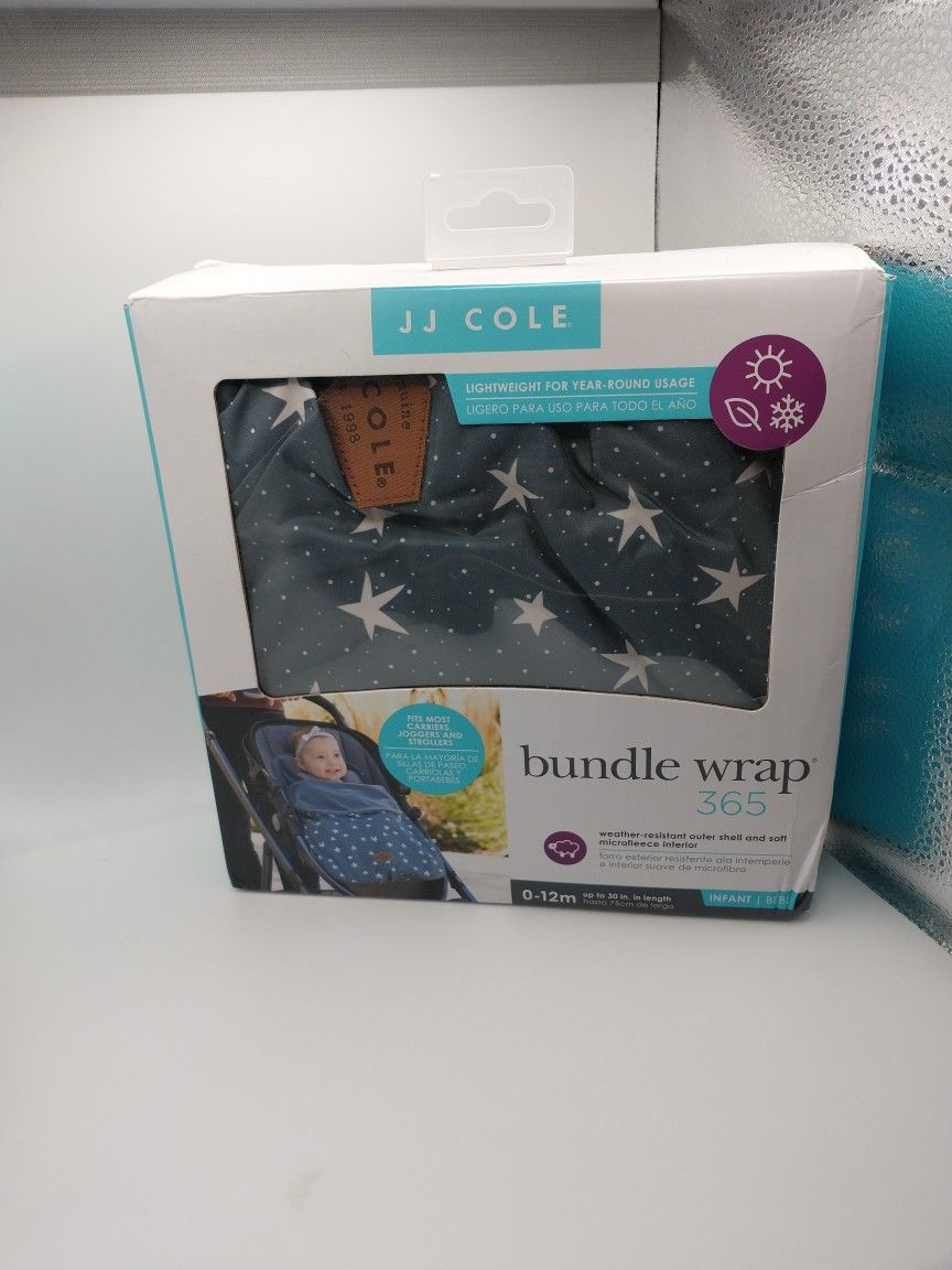 JJ Cole 0-12M Lightweight Baby Bundle Wrap Year Round