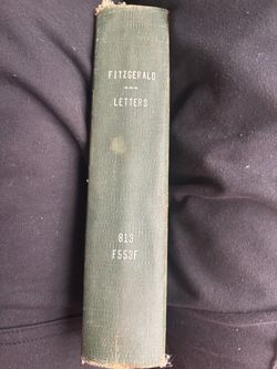 1963 copy of The Letters of F. Scott Fitzgerald