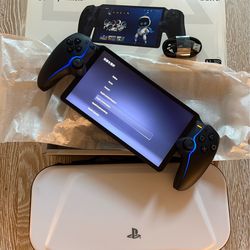 Sony PlayStation Portal in Black for PS5 with PowerA case - Excellent condition