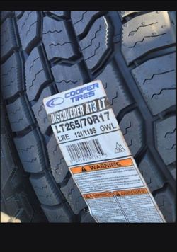 LT 265/70/17 or LT 35x12.50R17