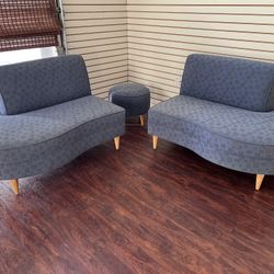 1950’s MCM Sofa Set For Reupholster 