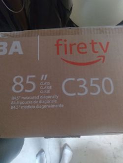 85 inch Toshiba 4k smart T.V.