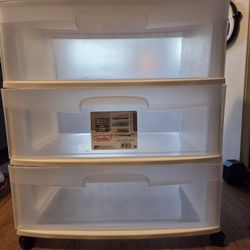 Sterilite 3 Drawer Cart