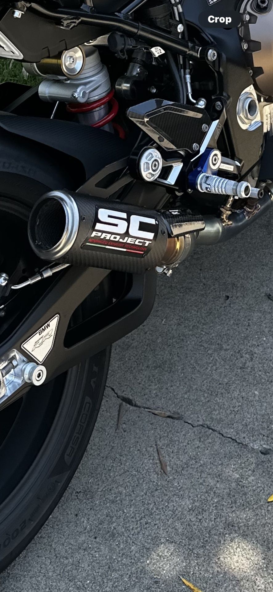 S1000rr Full Titanium Exhaust Akra Headers/SC Shorty