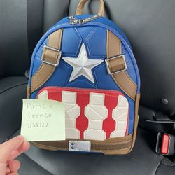 Captain America Loungfly Backpack
