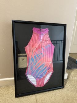 Simone Biles Autographed Certified Leotard (in Shadow Box)