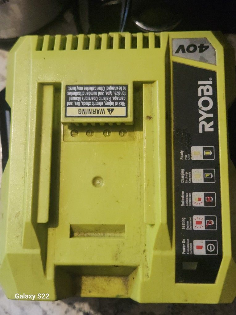 Ryobi 40v Battery Charger