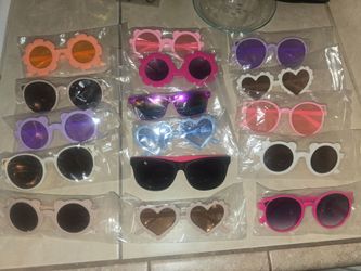 Sun glasses, gems, beads
