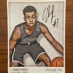 D’Angelo Russell Autographed Photo!