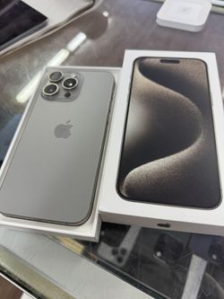 Unlocked iPhone 15 Pro Max 1TB. With A 90-Day Store Warranty. 