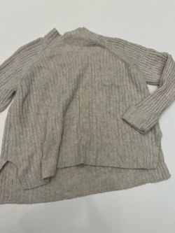 Old Navy Women’s Ribbed Cowl- Neck Sweater- Light Taupe, Size Medium (8)