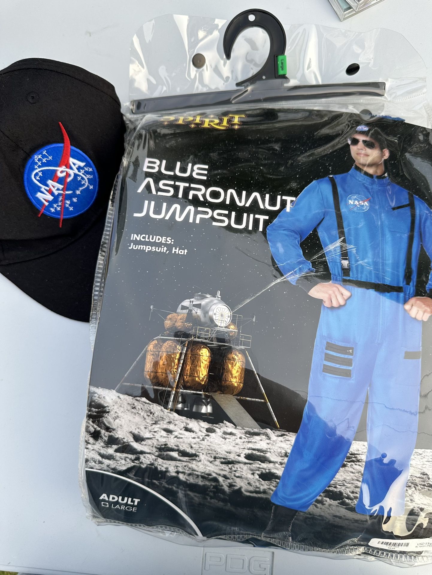 Spirit Halloween Adult Blue Astronaut Costume