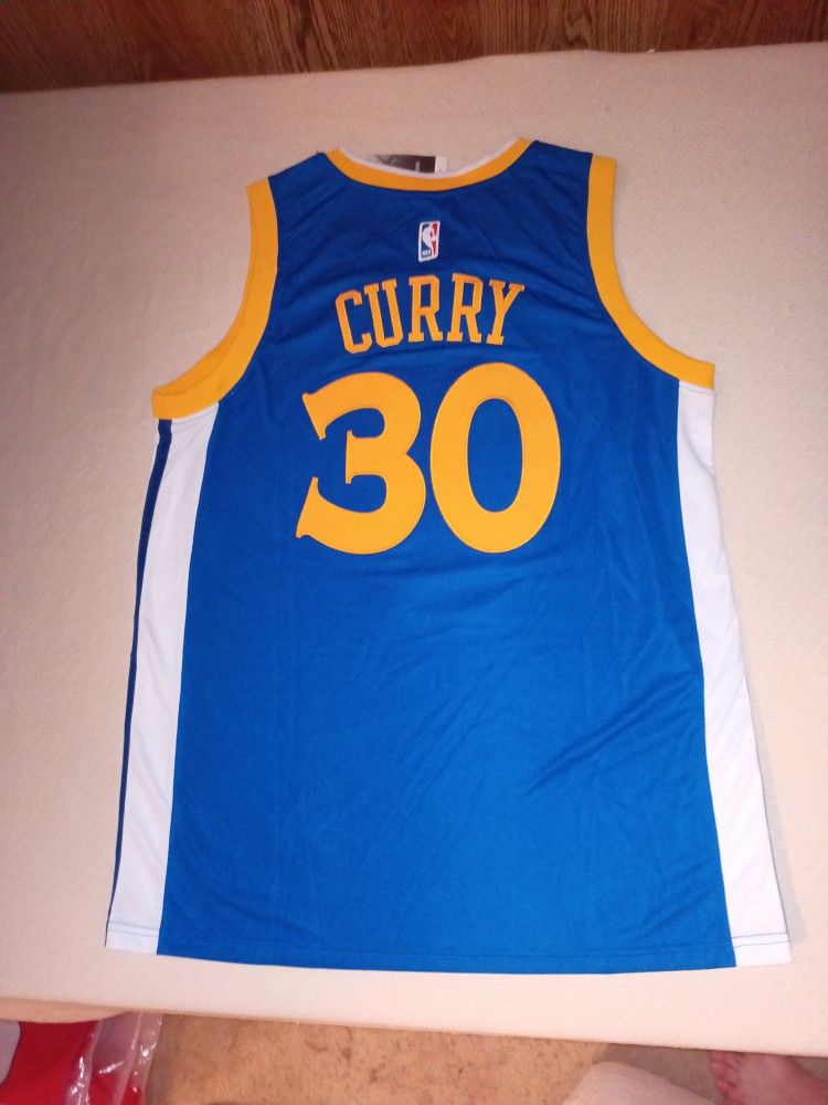 Stephen Curry #30 Brand New Blue Basketball Jersey
