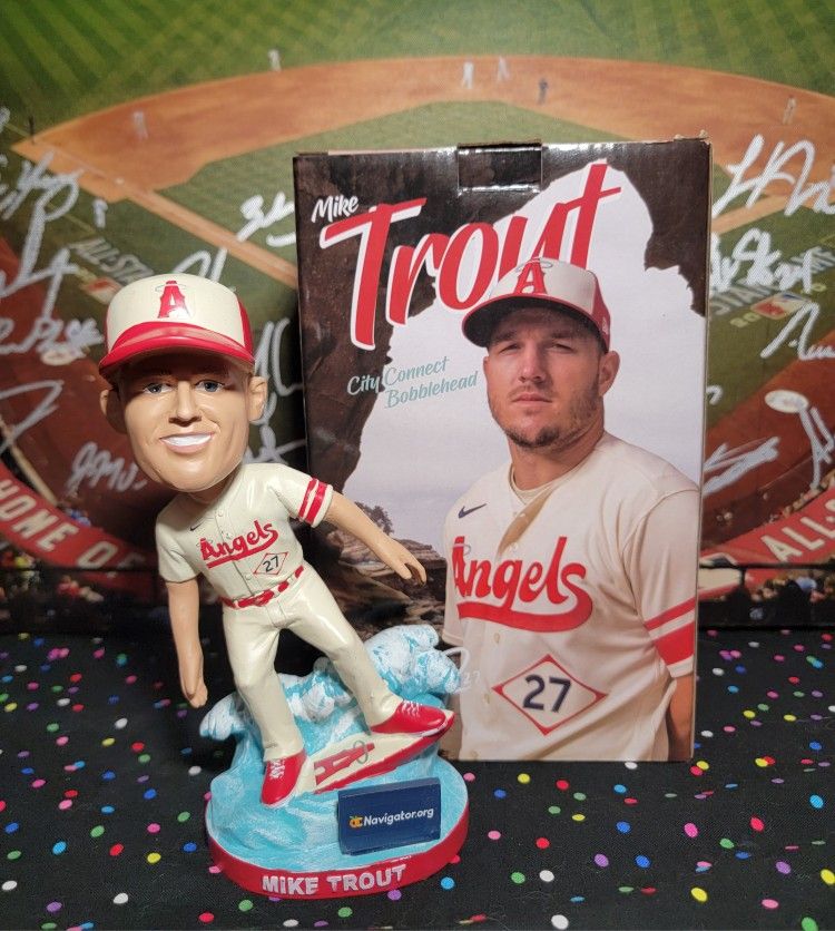 Angels Bobbleheads Mike Trout Sports Memoribilia