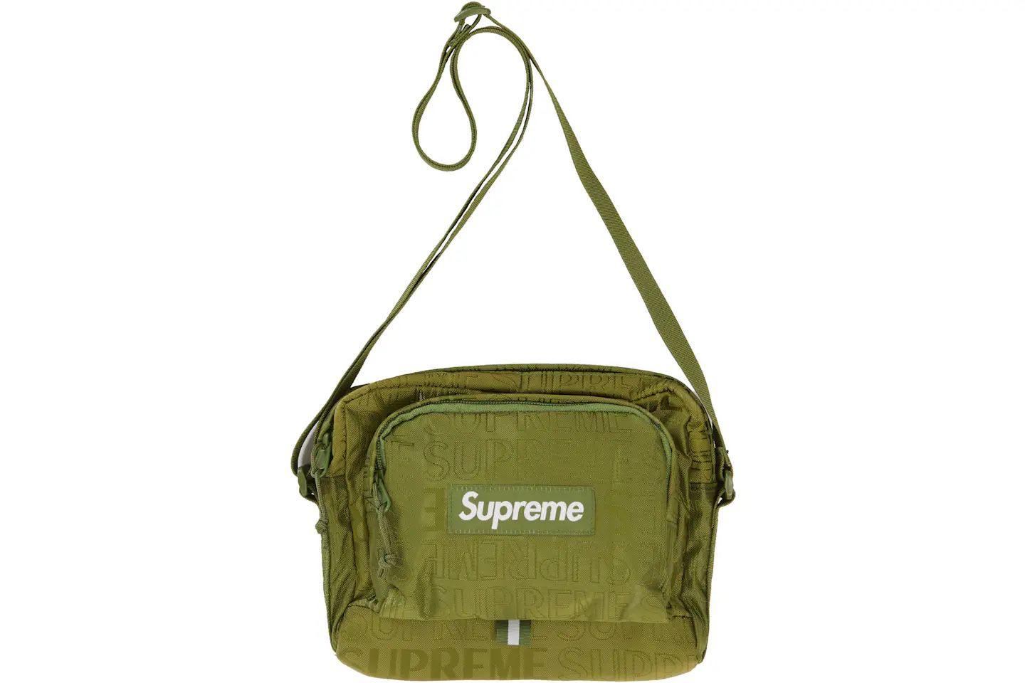 Supreme Shoulder Bag Olive SS19 Box Logo Cordura