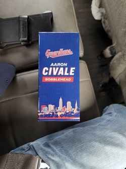 Aaron Civale Bobblehead..Cleaveland Guardian's