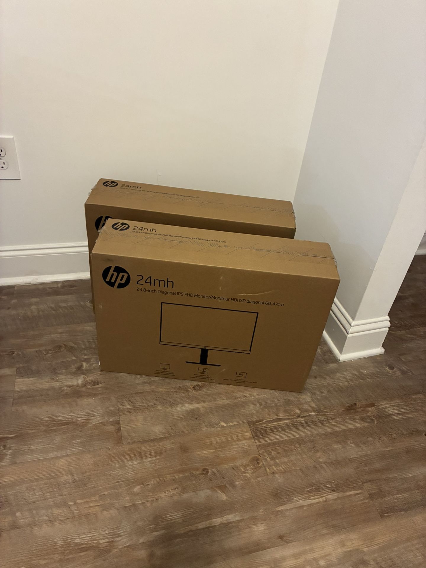 HP 24mh FHD Computer Monitors with 23.8-Inch IPS Display