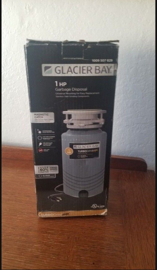 1 HP GARBAGE DISPOSAL GLACIER BAY ‼‼NEW‼‼