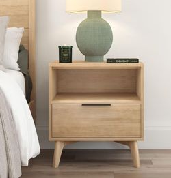 BRAND NEW Plank+Beam Haven Nightstand.,Blonde Finish