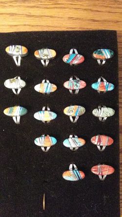 Sterling silver rings different sizes, will be in Blackfoot ID for a couple of days {contact info removed}.