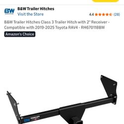 2019-2025 Rav4 Class 3 B&W Hitch
