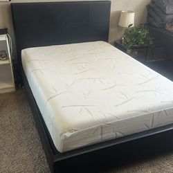 Full size bed and frame