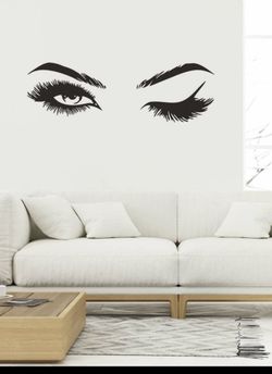 Eye print wall sticker