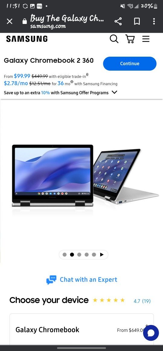 Samsung Chromebook 2 360
