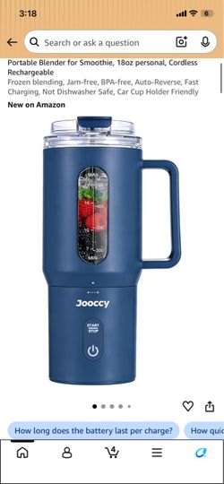 Portable blender for smoothie