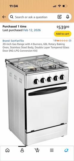 Propane Stove / Oven