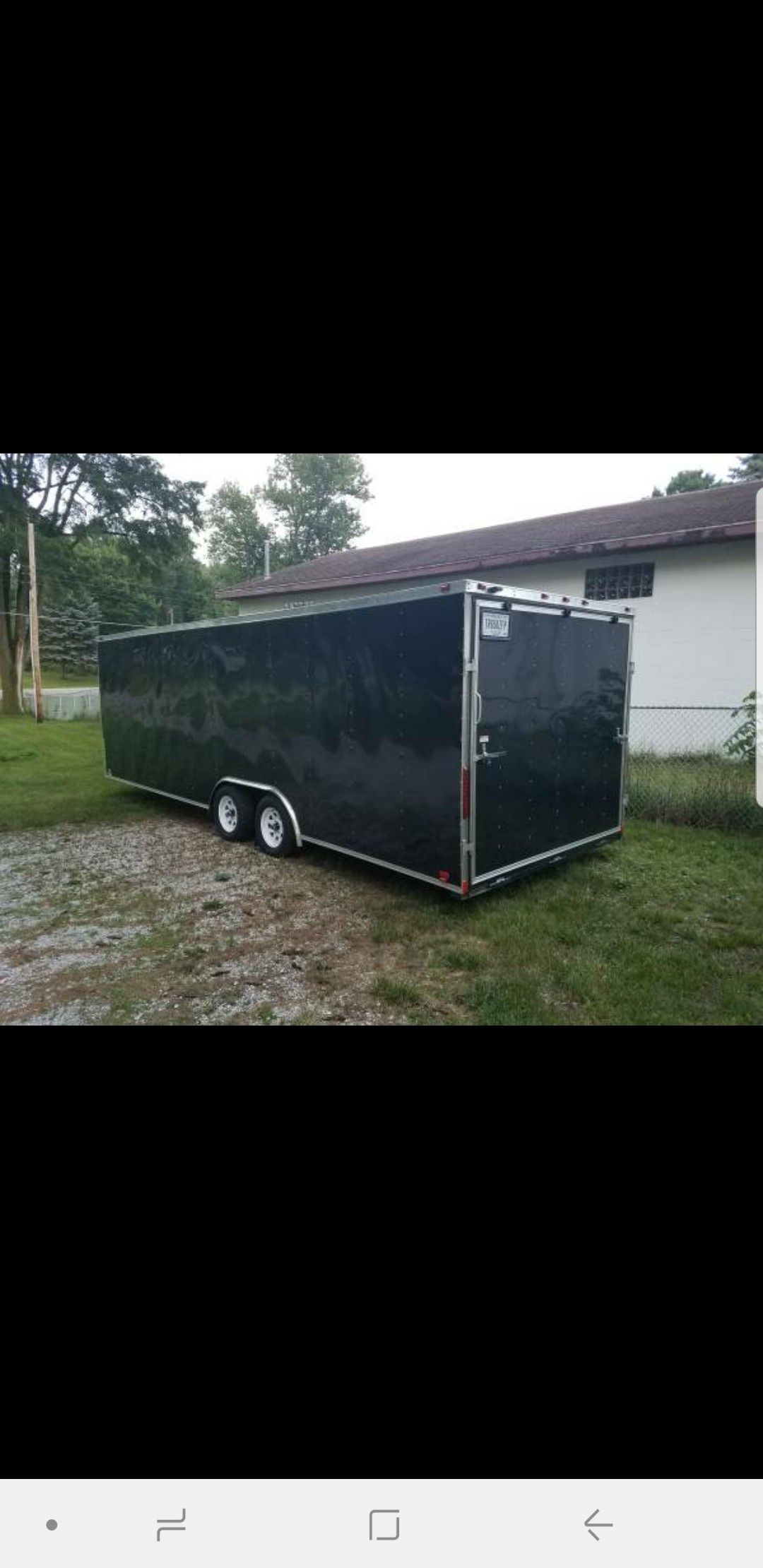 2017 8.5 x 24 enclosed trailer