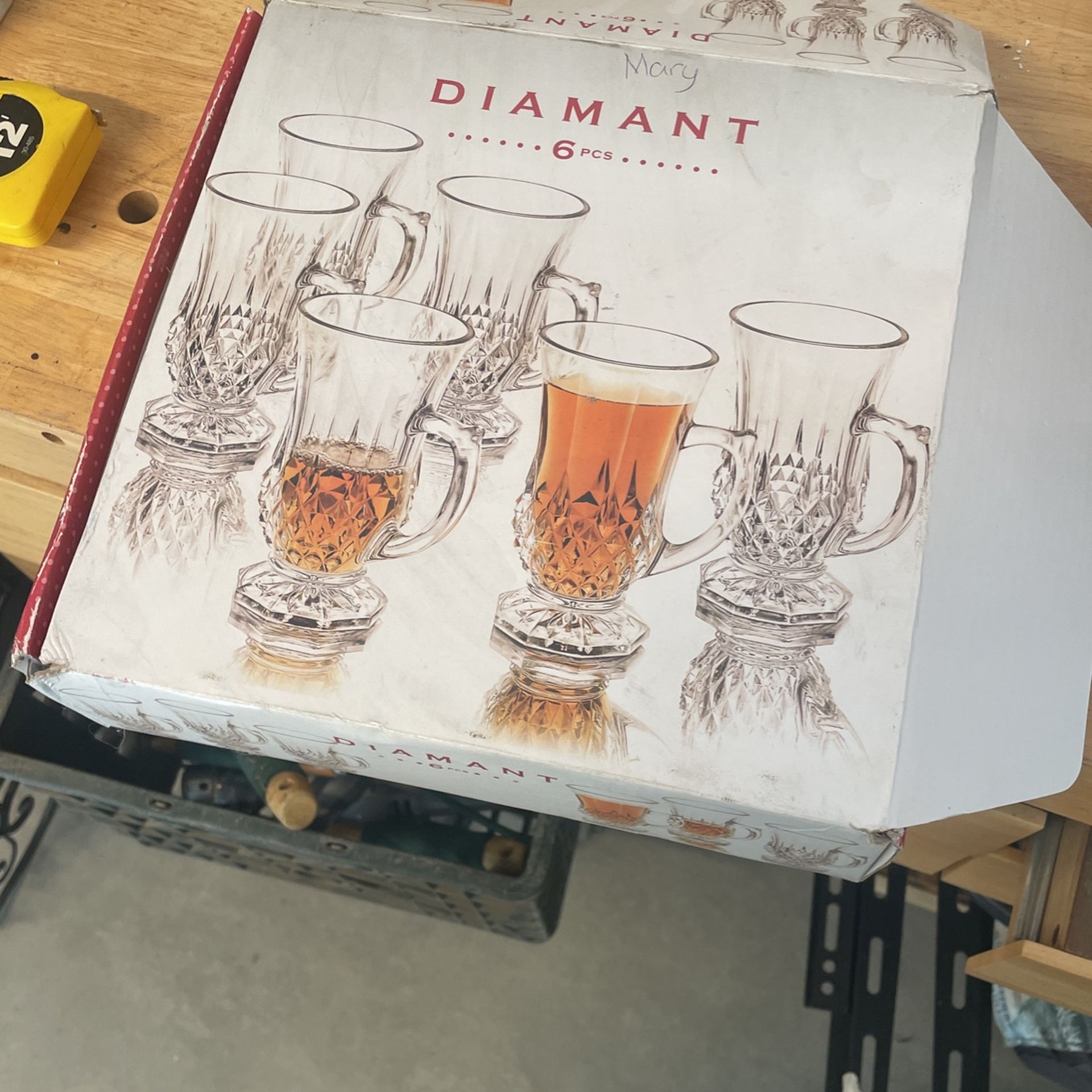 6 Piece Glass Set New