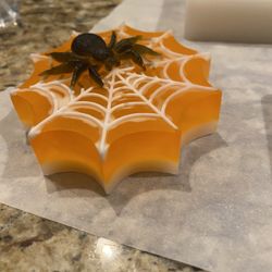 Halloween Home Made Spider Soap