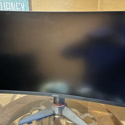 Msi 27” Curved Gaming Monitor 144hz