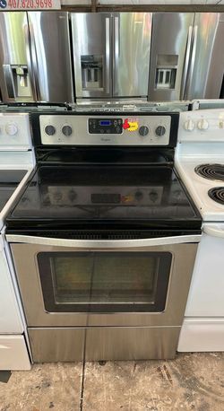 Whirlpool GlassTop Stove Stainless