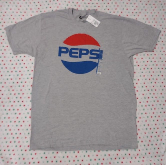 Men's Sz Large Pepsi Logo T-Shirt