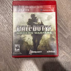 Call Of Duty 4 Modern Warfare PS3 