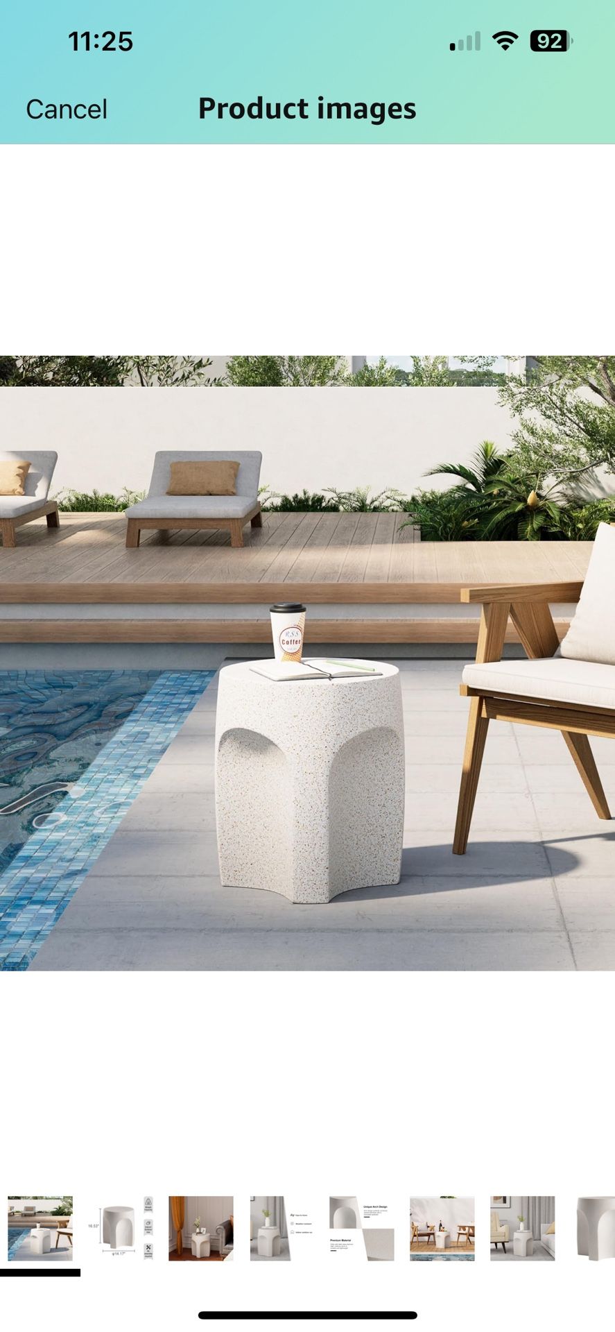 New In Box Accent Table Outdoor/indoor