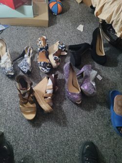 Set Of Five Sz 11 Wide, High Heels $100obo NIB