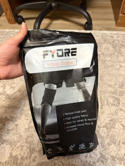 Fyore Knee Brace compression sleeve designed for pain relief and injury recovery during various activities