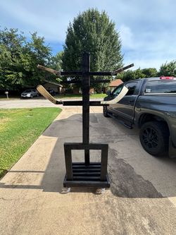 Custom hockey (or other sports) equipment drying racks