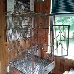 Custom Bronze Bird Cages