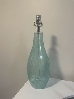Large Blue Lamp Base