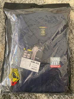 Black Stallion NFPA 2112 Flame Resistant Navy Coveralls CF2117-NV Men’s Size 4XL