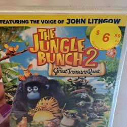 DVD The Jungle Bunch 2 Great Treasure Quest Children's DV NEW!